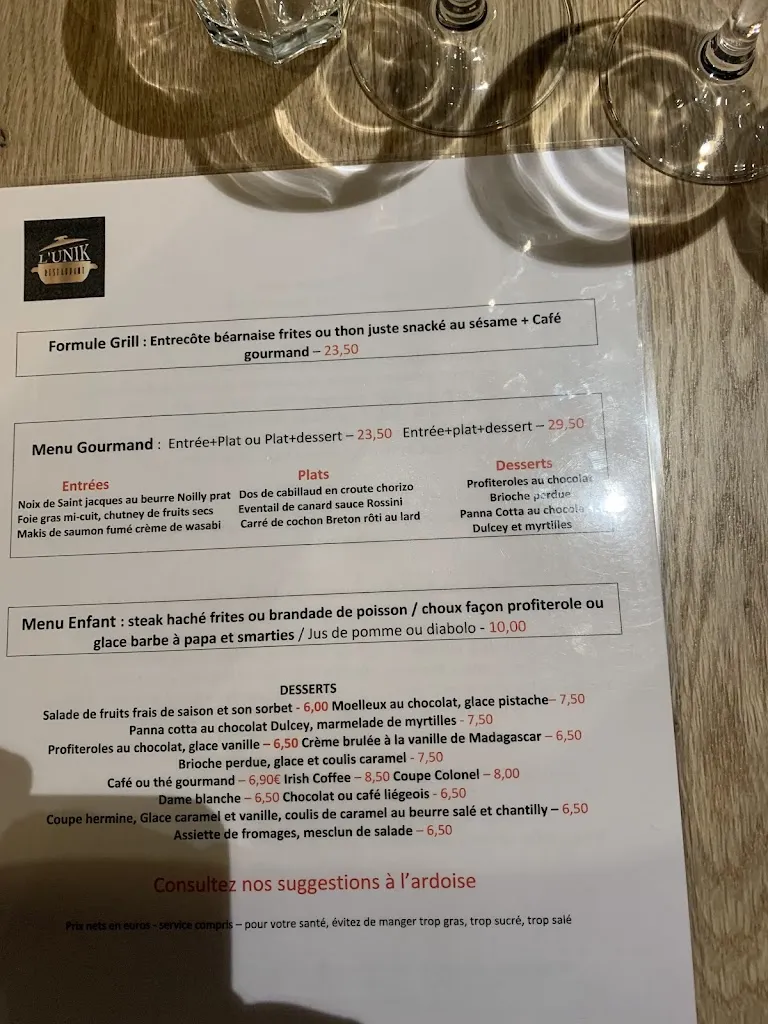 Menu_Restaurant l'Unik_Bruz_image_3