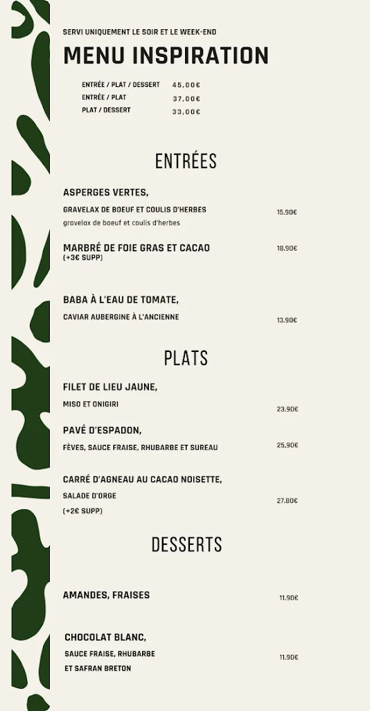 Menu_Domaine de Cicé-Blossac - Le Restaurant_Bruz_image_3