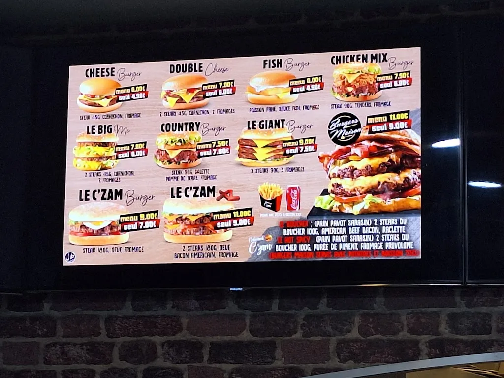 Menu_Kebap fast food C'zam_Chanteloup-les-Vignes_image_2