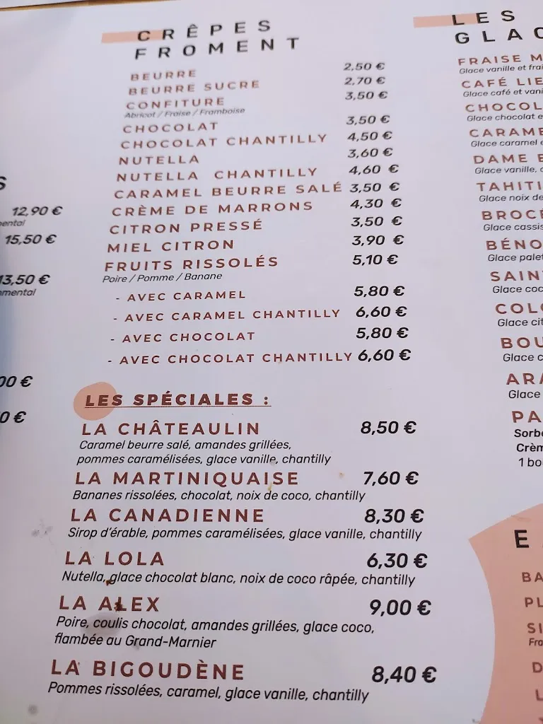 Menu_La Marjolaine_Châteaulin_image_3
