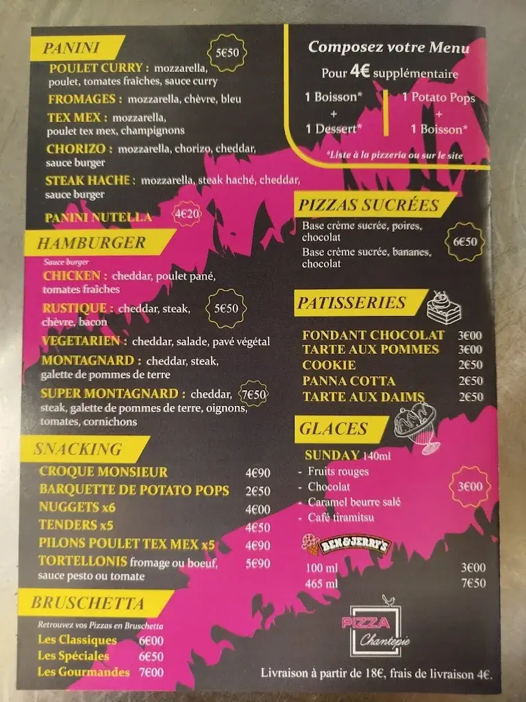 Menu_PIZZA Chantepie_Chantepie_image_1