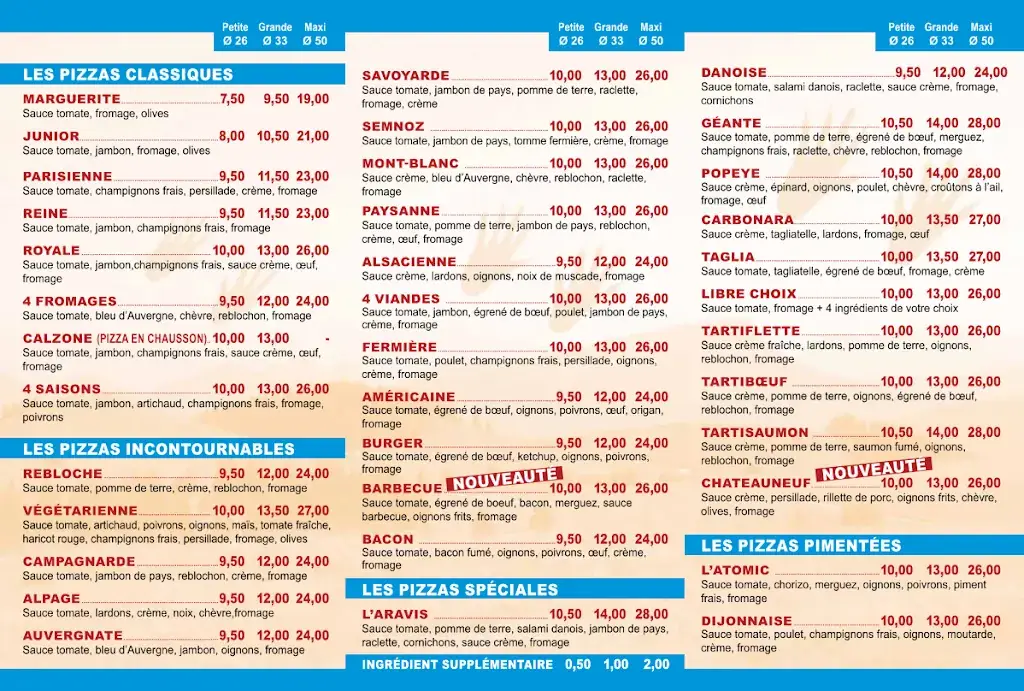 Menu_Pizzas d'Or val_Châteauneuf-du-Faou_image_1