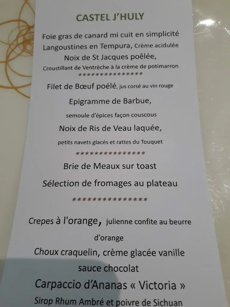 Menu_Le Castel J'Huly_Châteaubourg_image_3