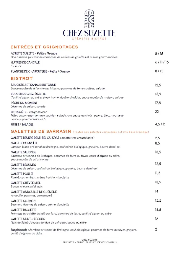 Menu_CHEZ SUZETTE_Châteaubourg_immagine_1