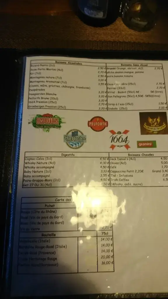 Menü_Le Four à Bois_Béligneux_Bild_1