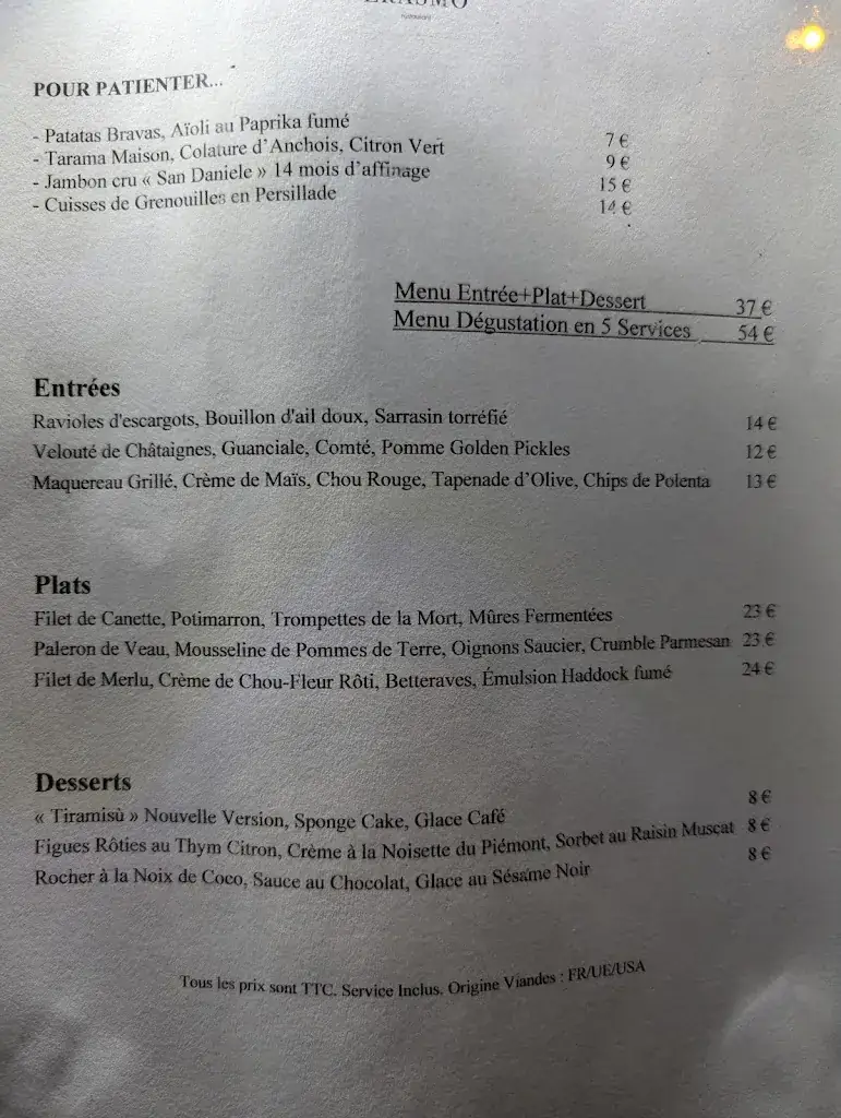 Menu_Restaurant Erasmo_Carhaix-Plouguer_image_2