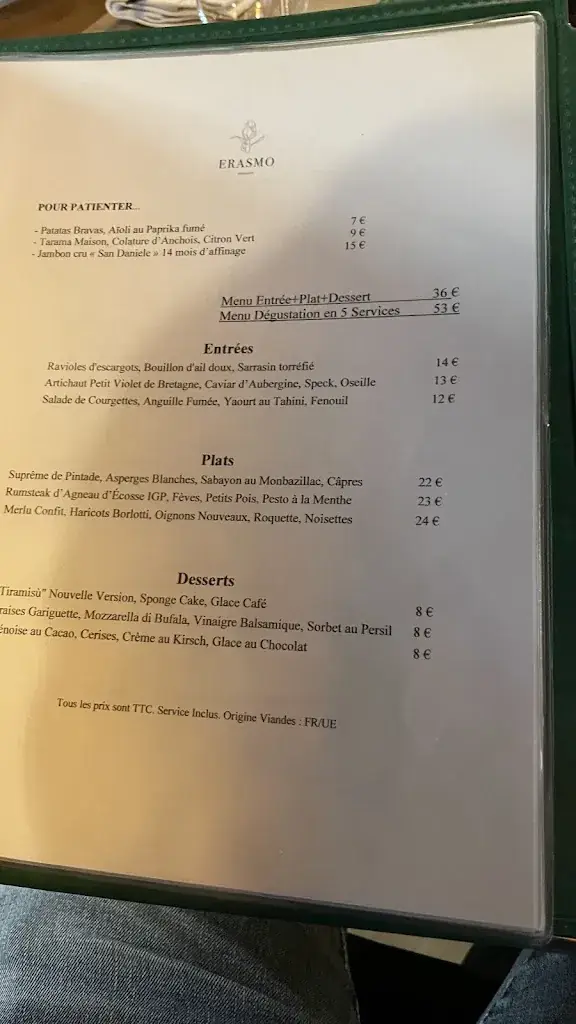 Menu_Restaurant Erasmo_Carhaix-Plouguer_image_4