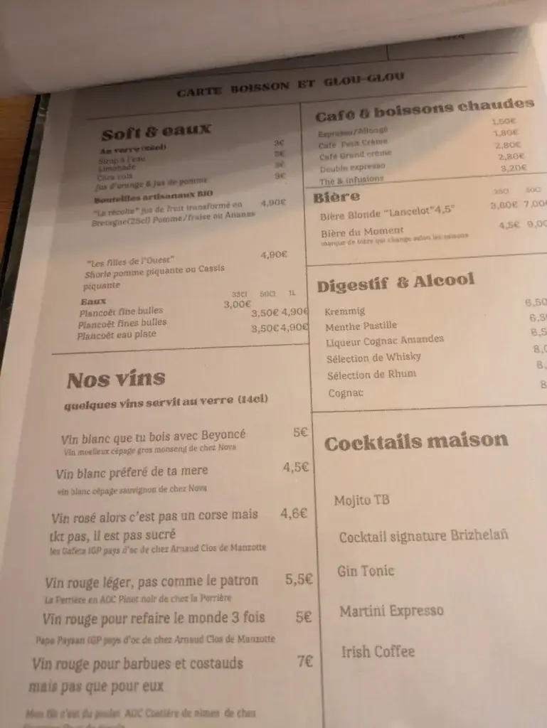 Menu_Le tire bouchon_Carhaix-Plouguer_image_2