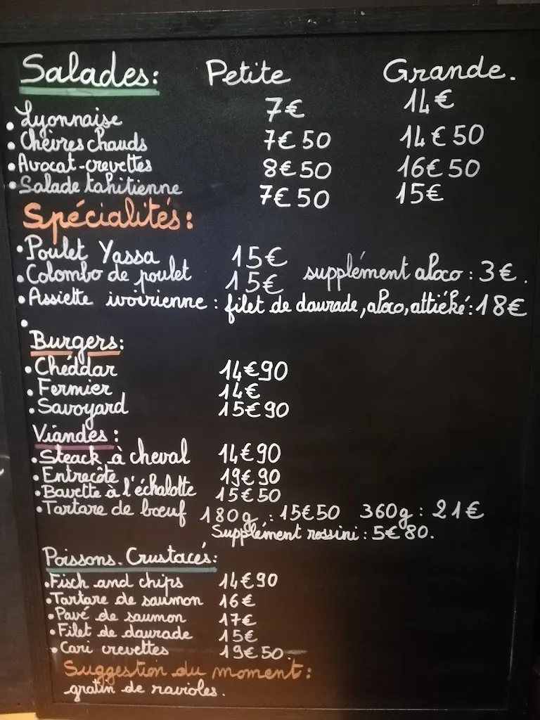 Menu_Les 2 Terrasses, Brasserie de la Gare_Béligneux_image_1