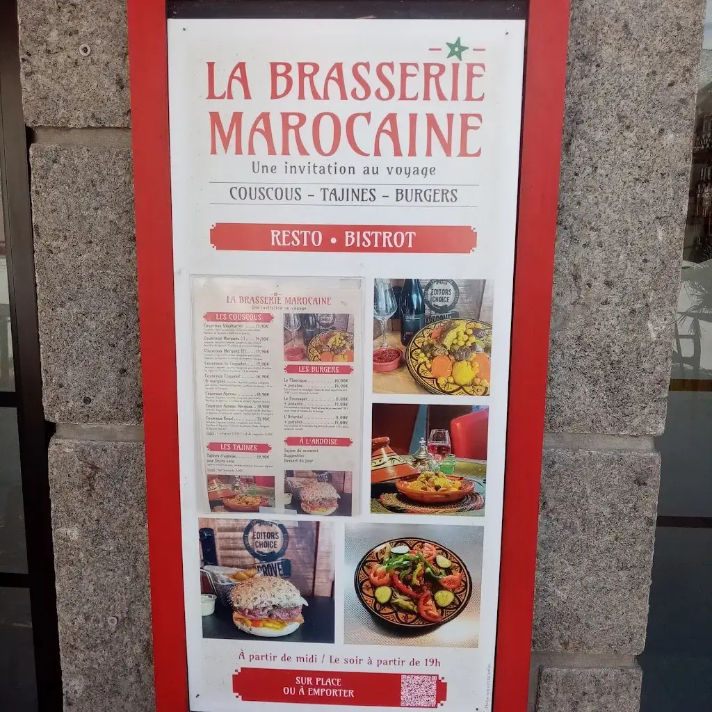 Menu_La Brasserie Marocaine_Carhaix-Plouguer_image_1