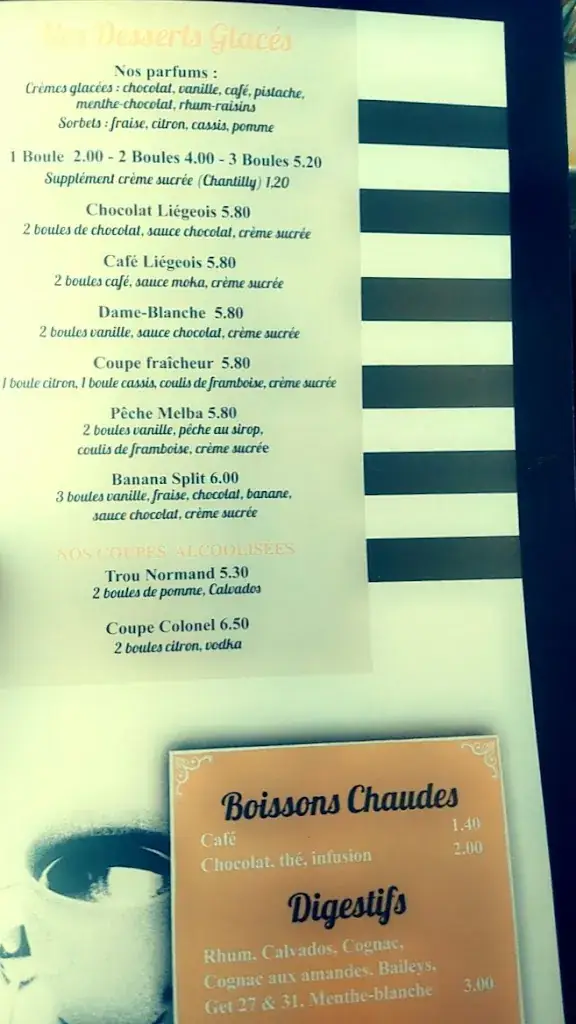 Menu_Crêperie - Bar La Vieille Forge à Kerchopine_Cléguer_image_1