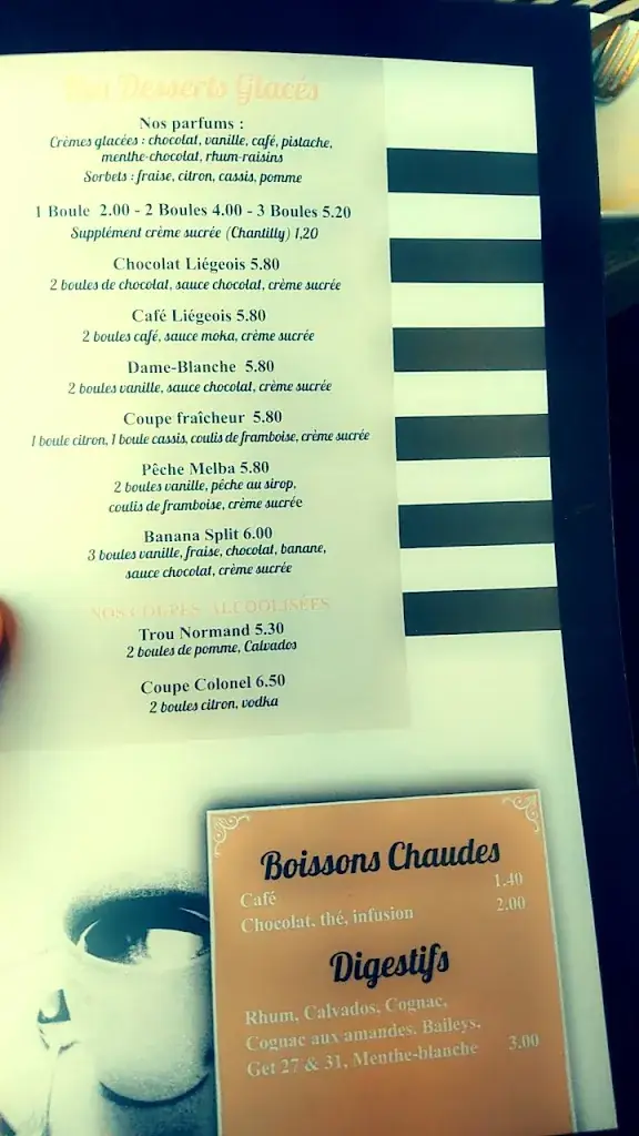 Menu_Crêperie - Bar La Vieille Forge à Kerchopine_Cléguer_image_2