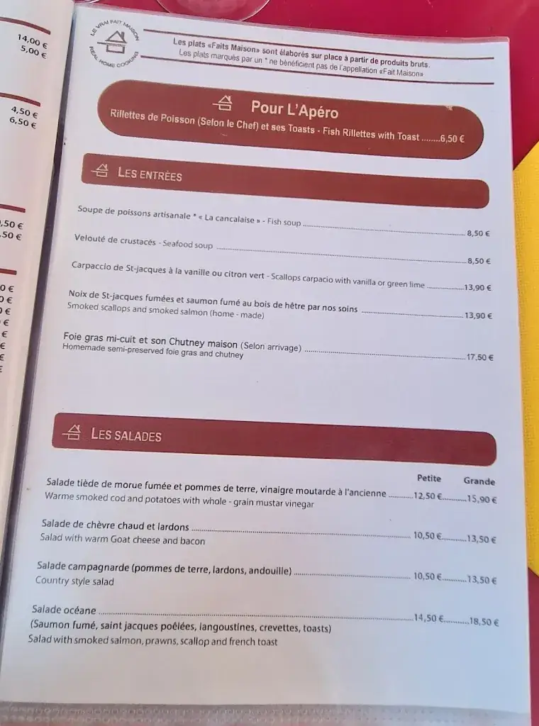 Menu_Restaurant A Contre Courant Cancale_Cancale_image_2