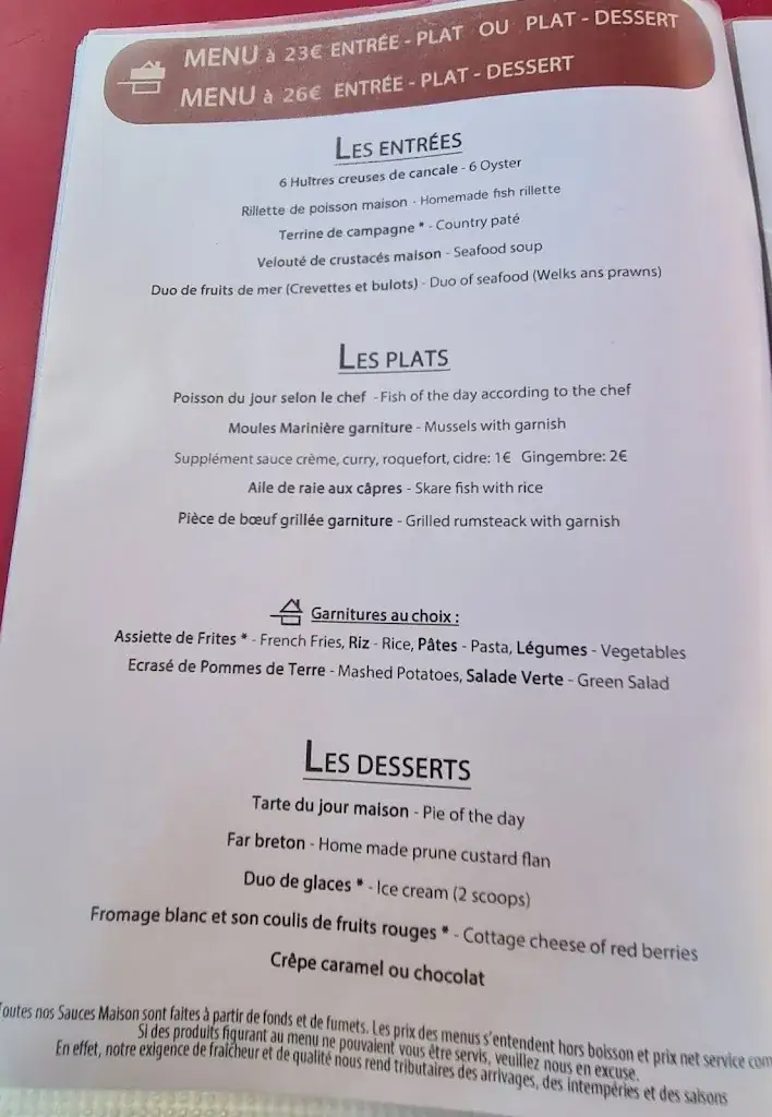 Menu_Restaurant A Contre Courant Cancale_Cancale_image_3
