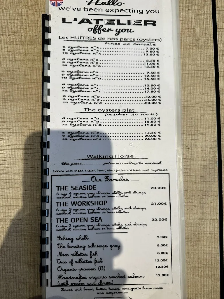 Menu_Restaurant L'Atelier de l'Huitre_Cancale_image_3