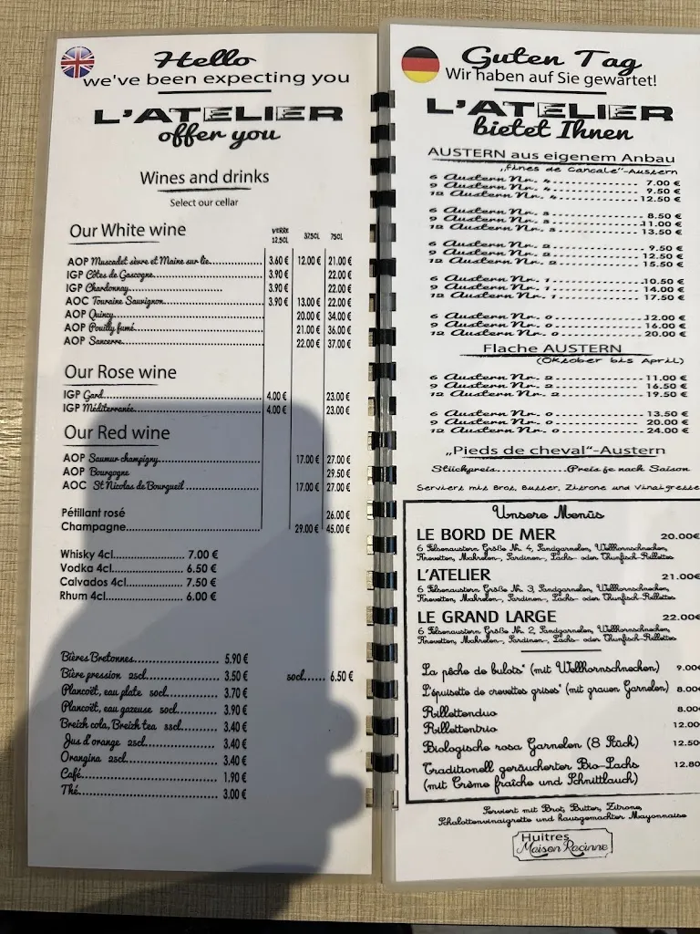 Menu_Restaurant L'Atelier de l'Huitre_Cancale_image_4