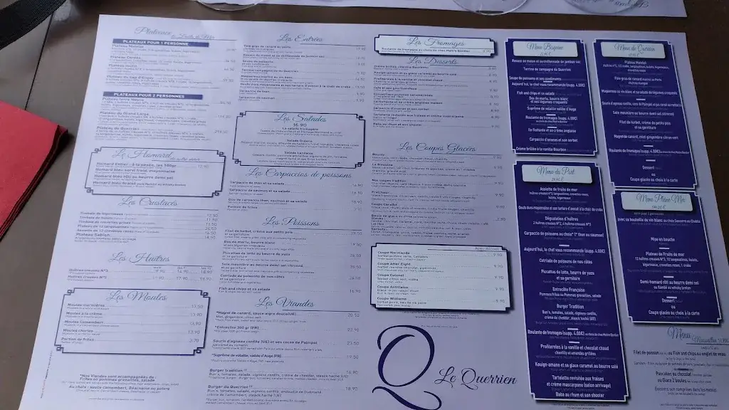 Menu_Restaurant Le Querrien_Cancale_image_4