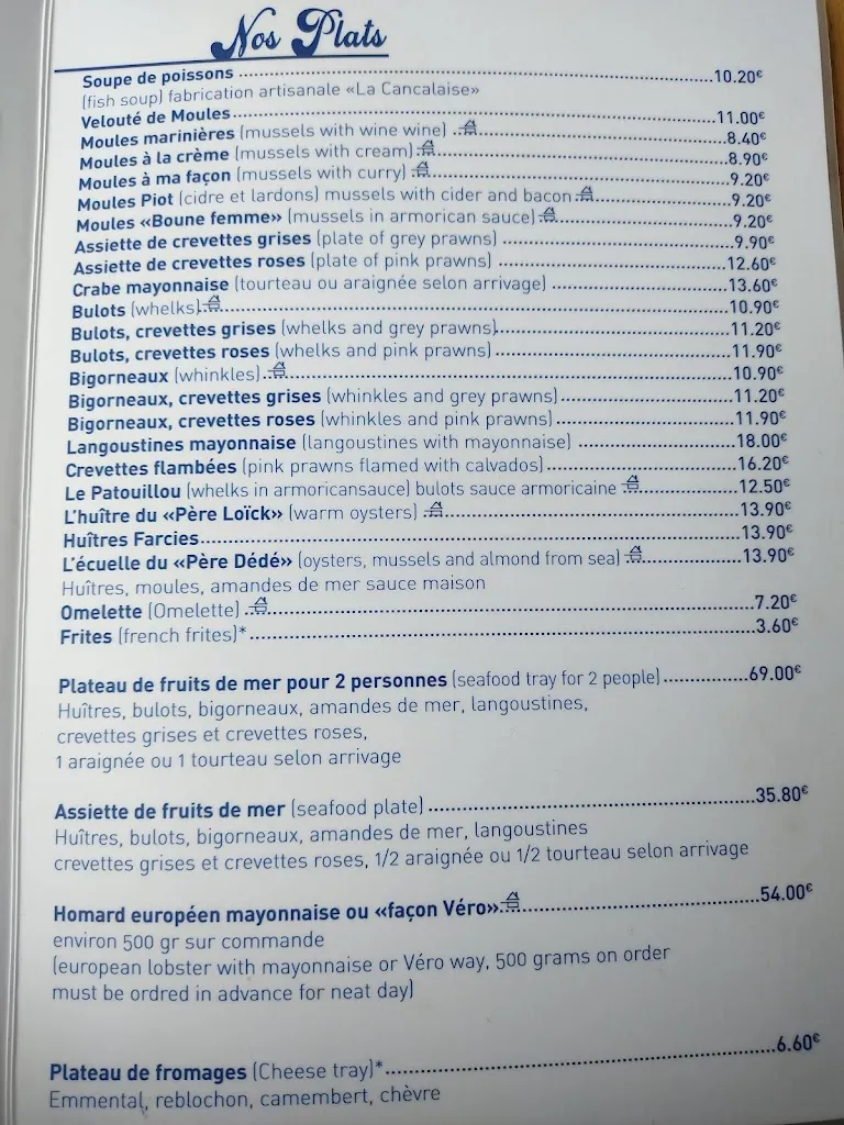 Menu_Au Pied D Cheval_Cancale_image_2
