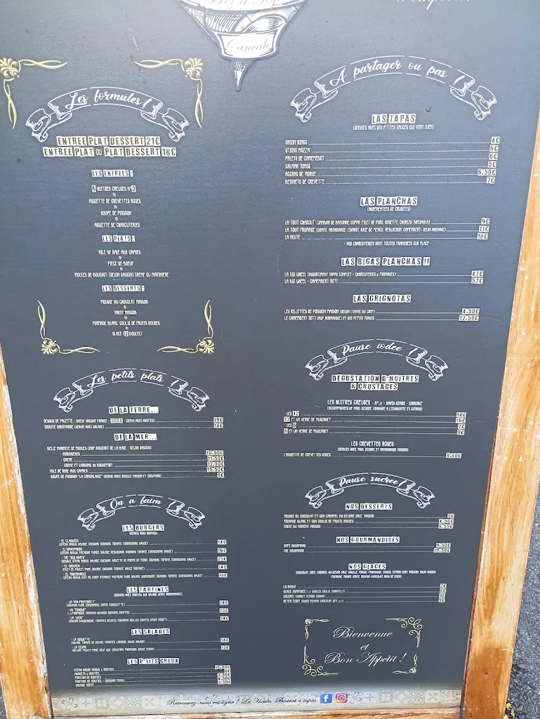 Menu_La Houle_Cancale_immagine_1