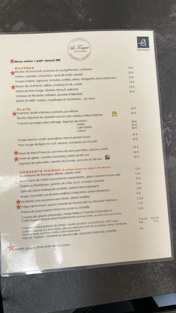 Menu_Restaurant Le Troquet_Cancale_image_3
