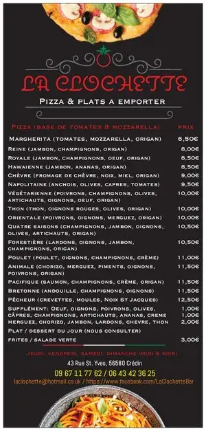 Menu_La Clochette_Crédin_image_1
