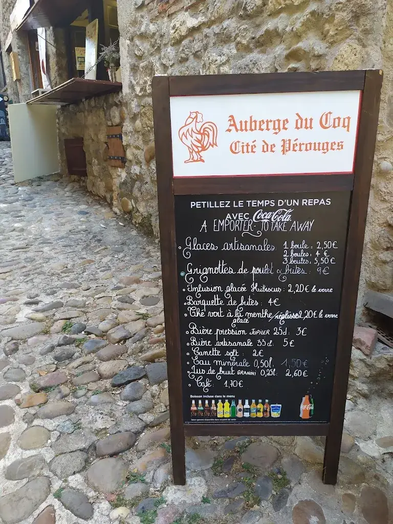 Menu_Auberge Du Coq Pérouges_Pérouges_image_2