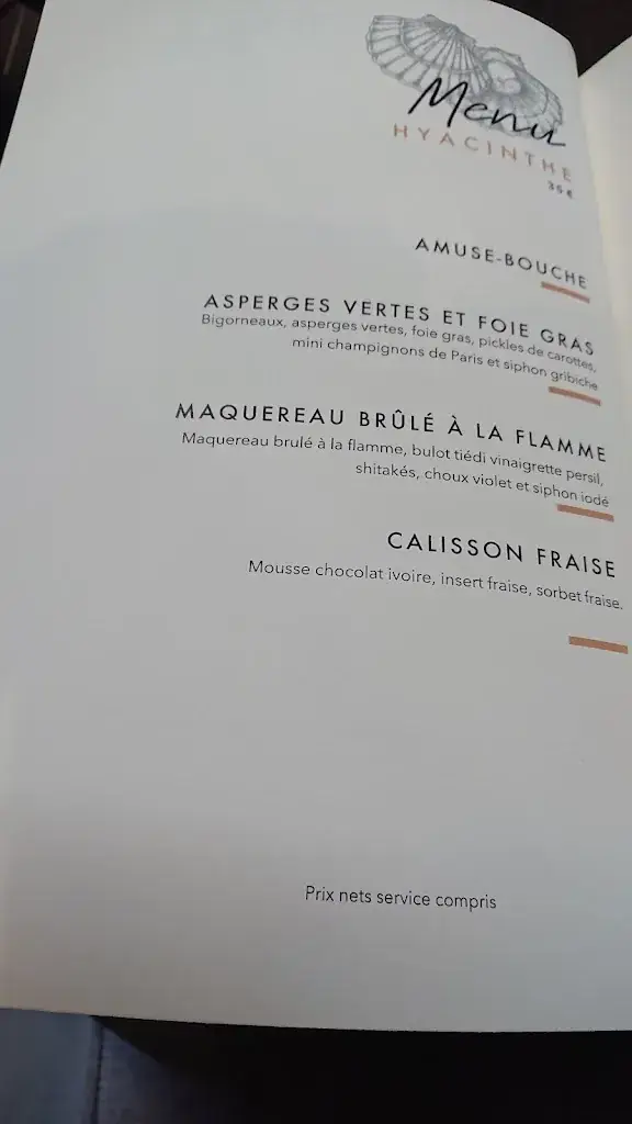 Menu_Restaurant Hyacinthe & Robert_Pontivy_image_1