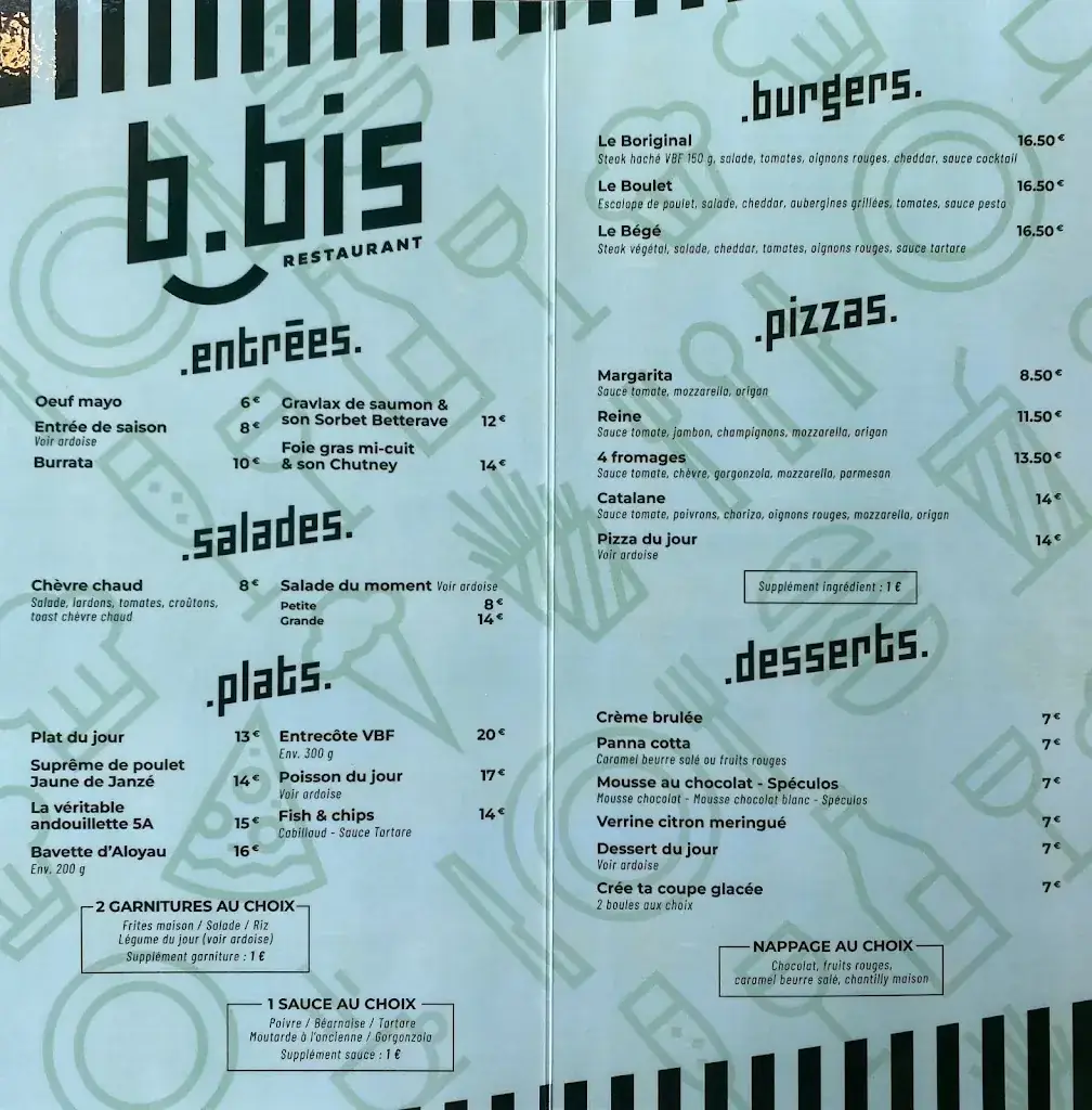 Menu_Restaurant le B Bis_Corps-Nuds_image_1