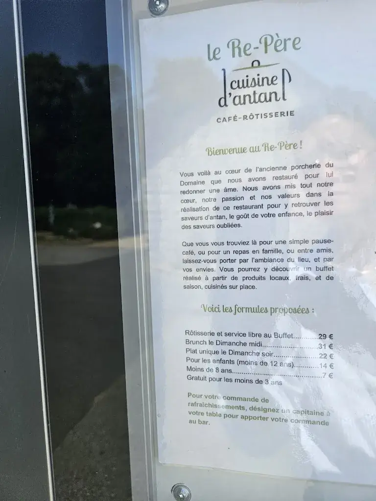 Menü_Café -Restaurant Le Re-Père_Piré-Chancé_Bild_2