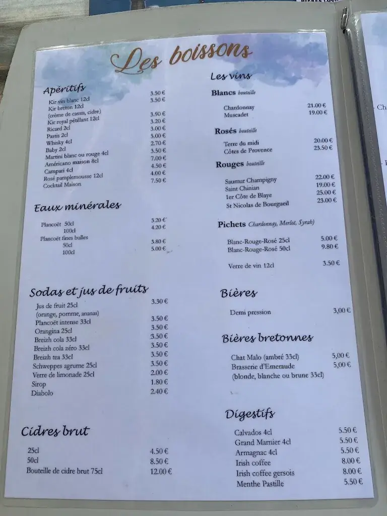 Menu_Au Gré du Vent_Créhen_immagine_4