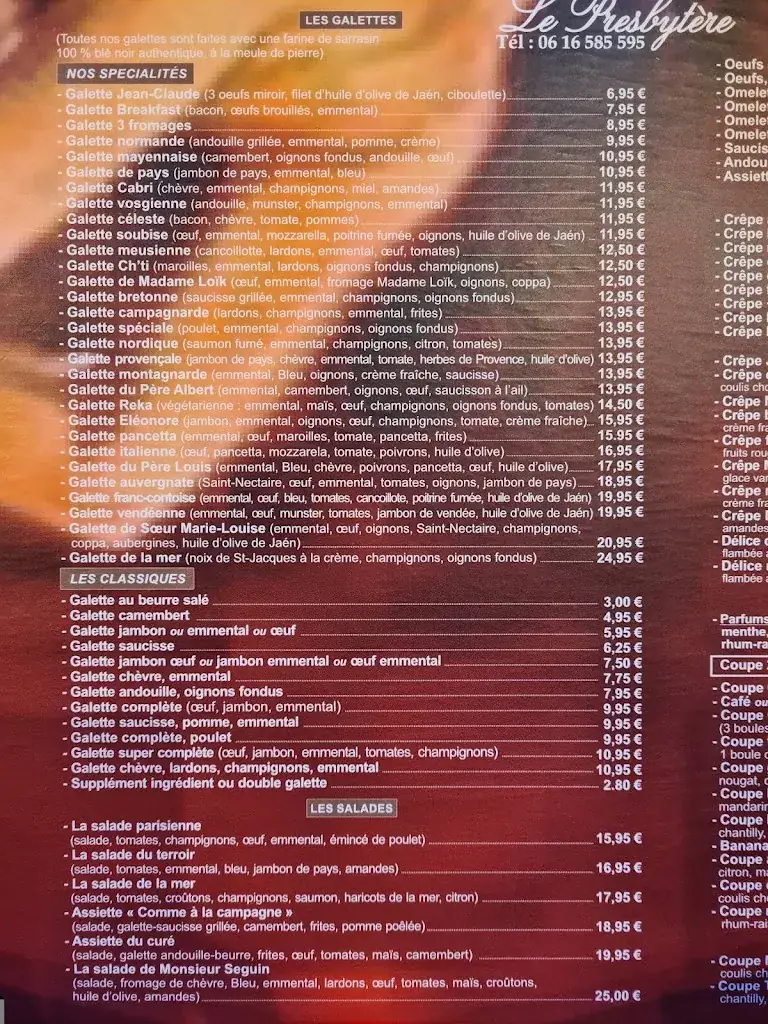 Menu_Crêperie le Presbytère_Créhen_image_1