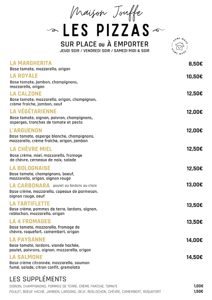 Menu_Maison Jouffe Distillerie et Brasserie : Restaurant, Cave & Bar_Saint-Lormel_image_4