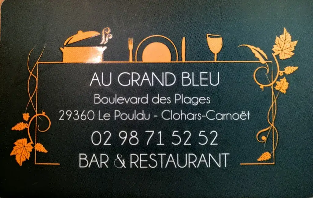 Menu_AU GRAND BLEU - Le Kerou_Clohars-Carnoët_image_3