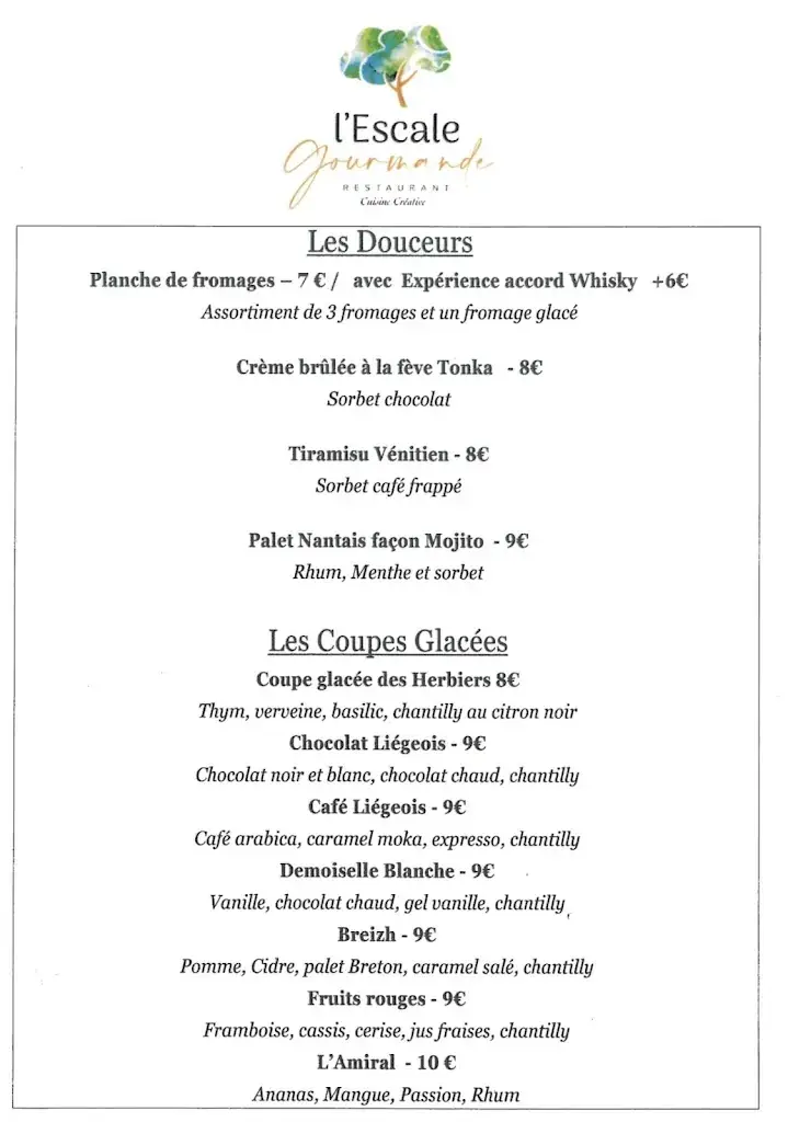 Menu_L' Escale Gourmande Les Embruns Le Pouldu_Clohars-Carnoët_image_2