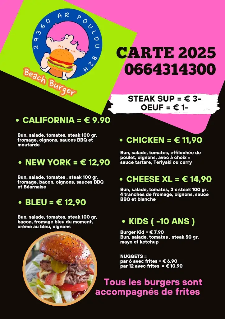 Menu_Beach Burger_Clohars-Carnoët_image_1