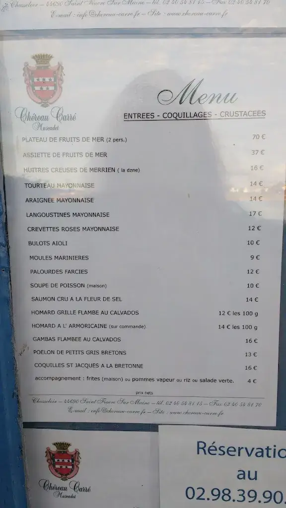 Menü_Restaurant Chez Clément Portier_Clohars-Carnoët_Bild_4