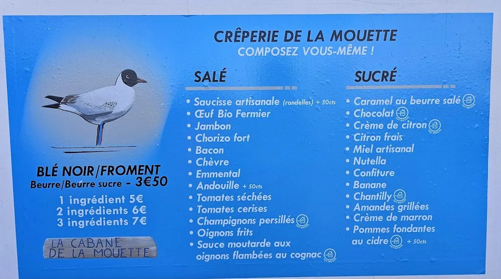 Menu_La Cabane de la Mouette Food truck_Clohars-Carnoët_image_1