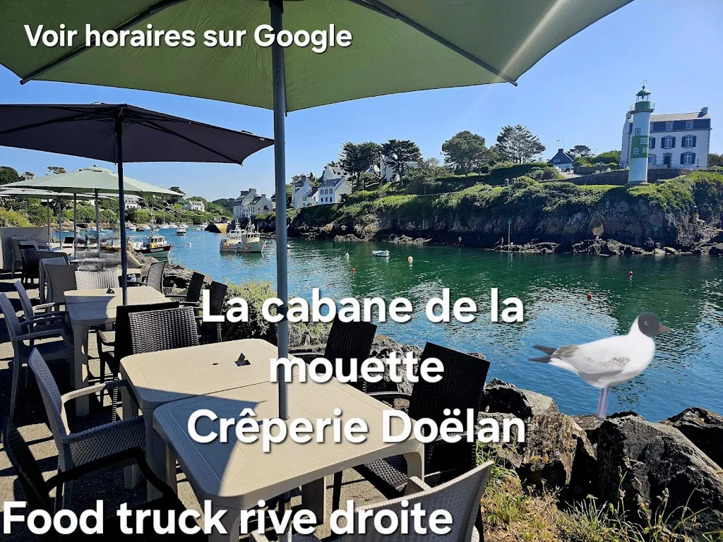 La Cabane de la Mouette Food truck Restaurant in Clohars-Carnoët