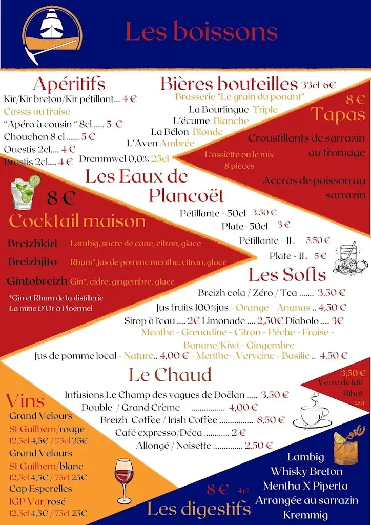 Menu_La Goélette_Clohars-Carnoët_image_2