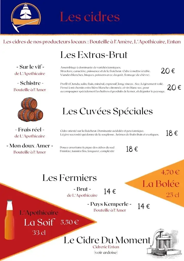 Menu_La Goélette_Clohars-Carnoët_image_3