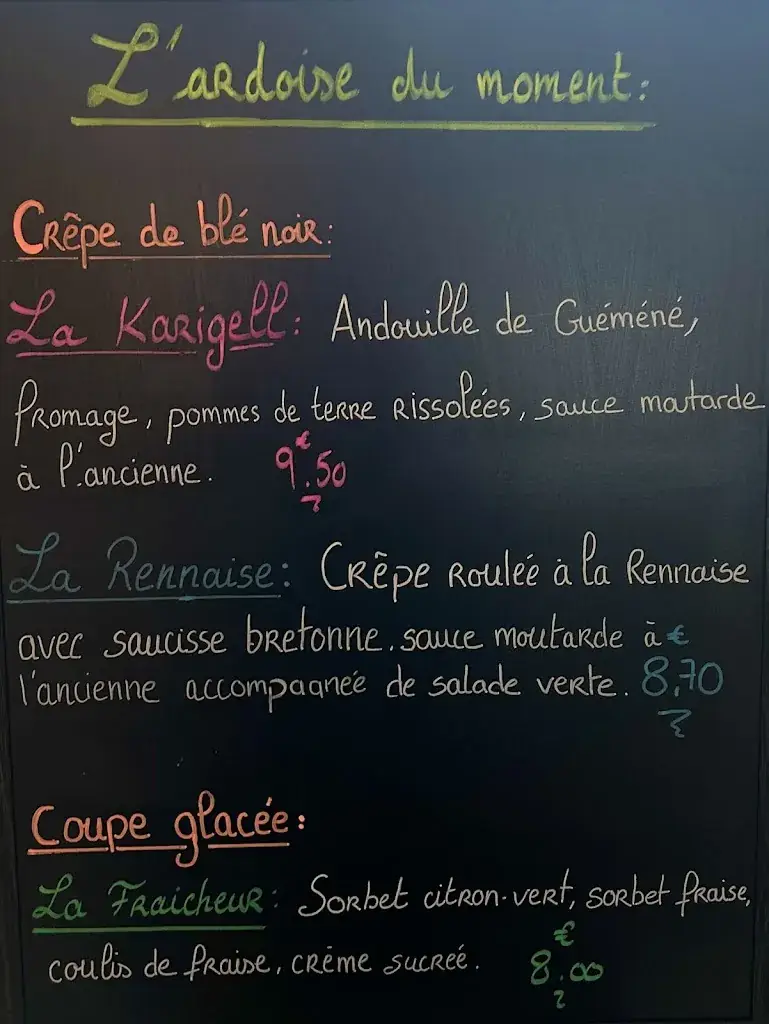 Menu_La Crêperie de la plage_Clohars-Carnoët_image_1