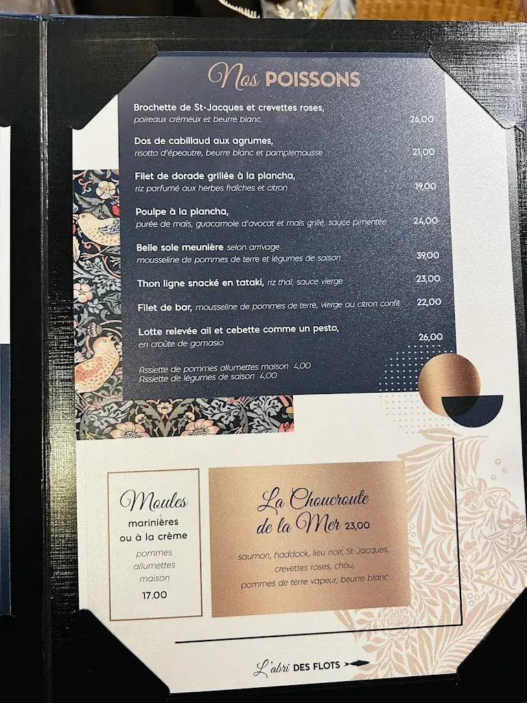Menu_The Shelter of the Waves_Dinard_image_2