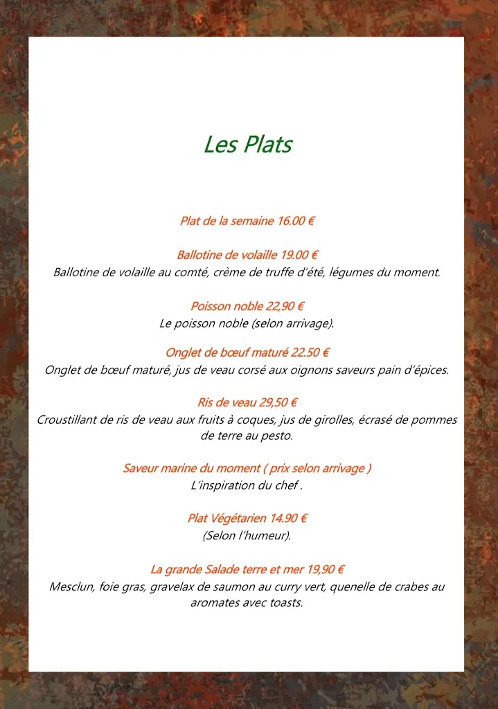 Menu_Le Drennec 