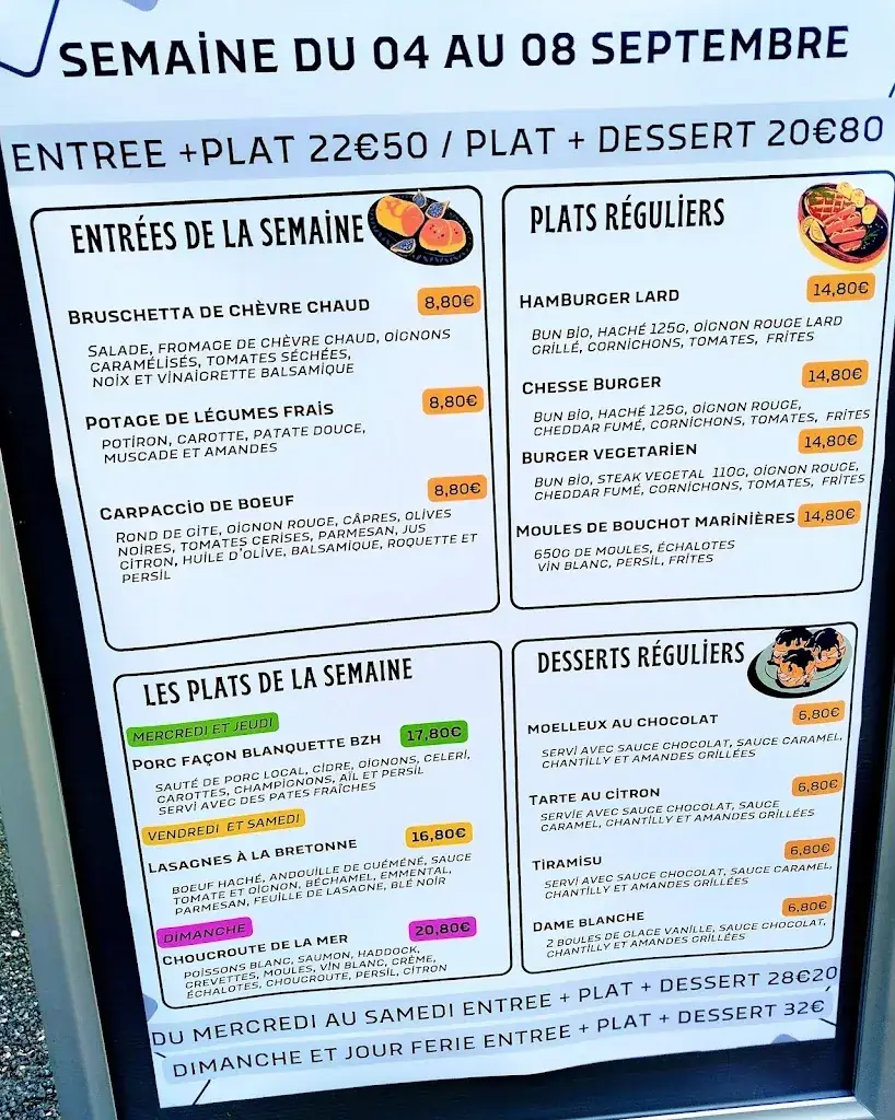 Menu_LE P'TIT Mousse Fouesnant RESTAURANT CRÊPERIE_Fouesnant_image_2