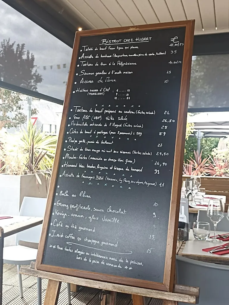 Menu_Bistrot Chez Hubert_Fouesnant_immagine_1