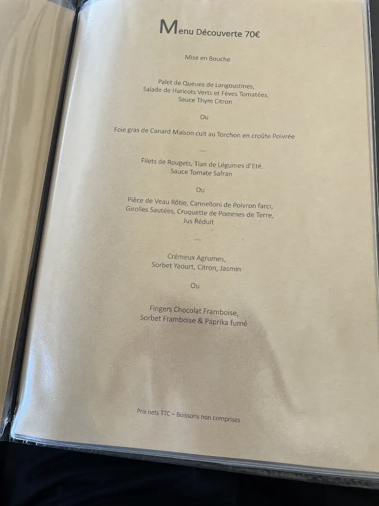 Menu_Restaurant de La Pointe du Cap Coz_Fouesnant_image_1