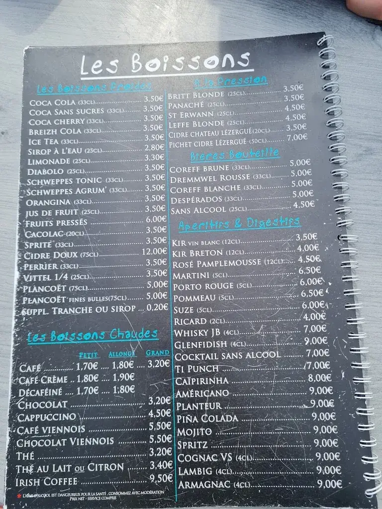 Menü_Le Corisco_Fouesnant_Bild_3