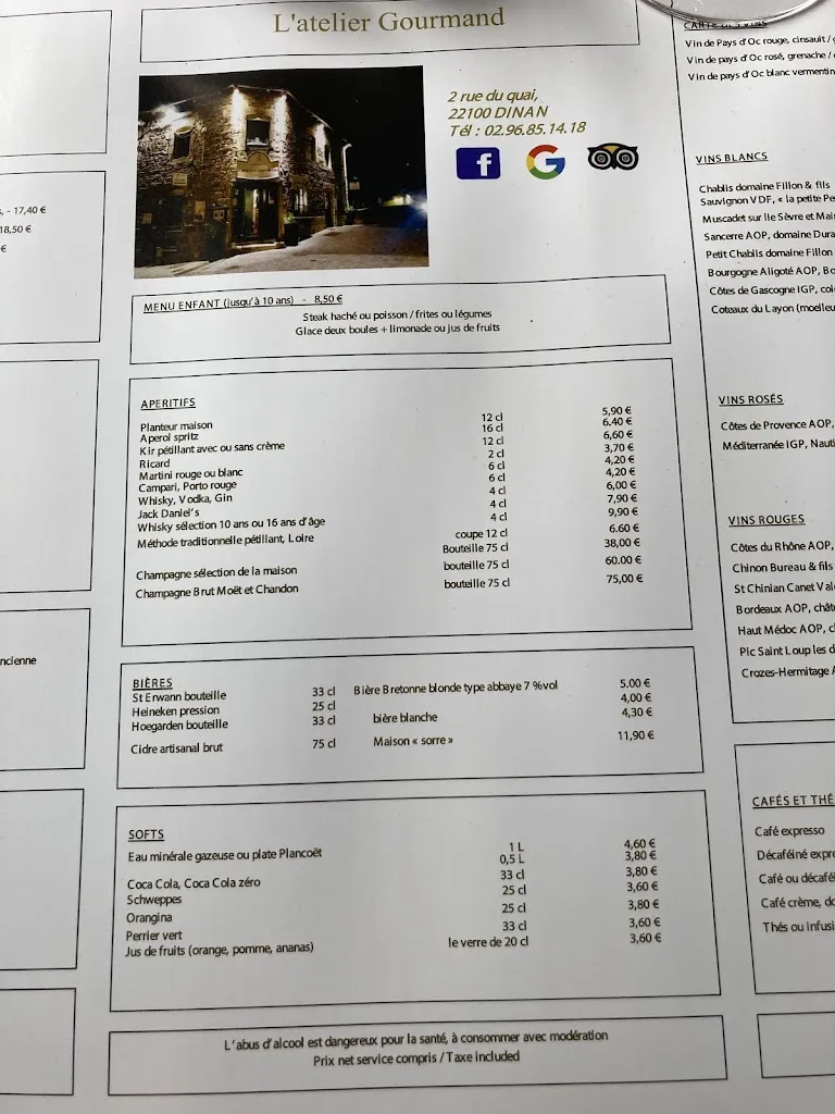 Menü_L'Atelier Gourmand_Dinan_Bild_4