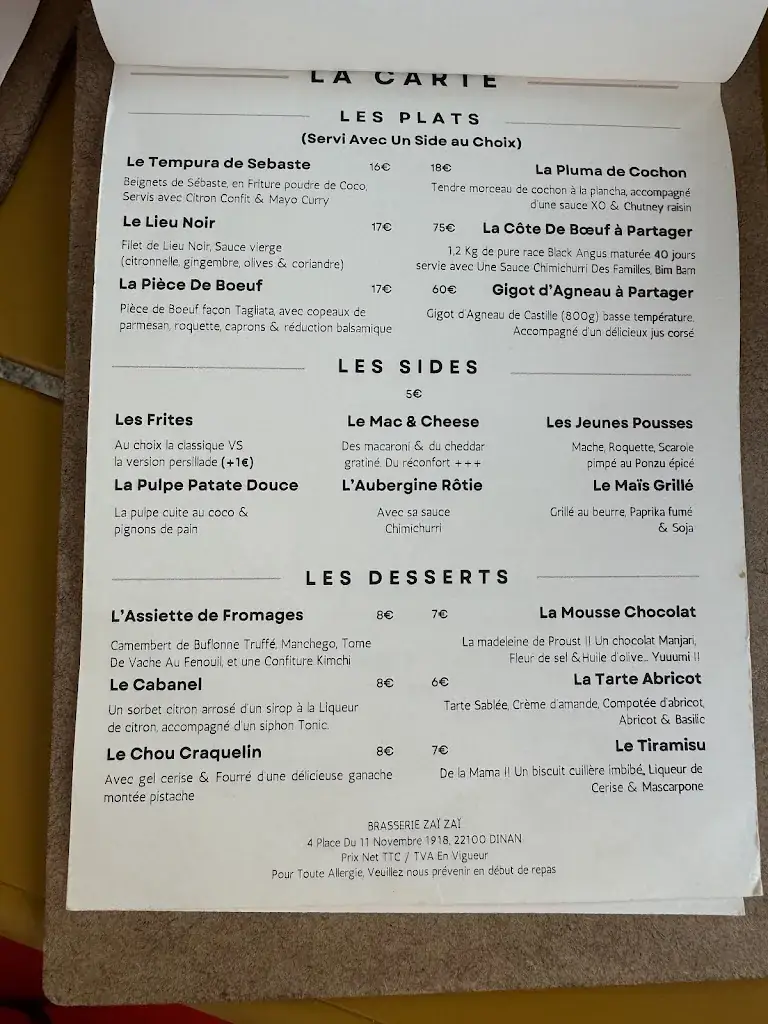 Menu_Brasserie Zaï Zaï_Dinan_image_1