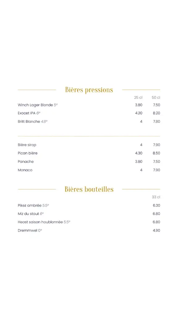 Menu_Restaurant A Fleur d'Eau_Douarnenez_image_4